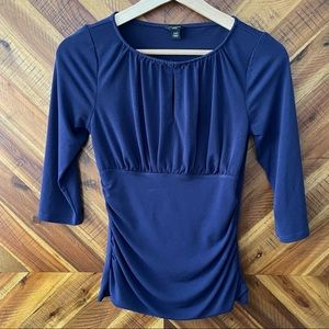 Ann Taylor Ruched Top Size XSP